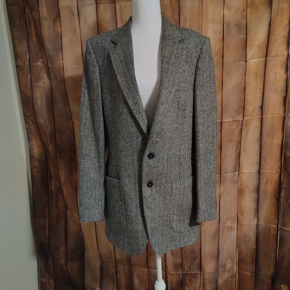 Scots Grey LTD Other - Classic Gray Tweed Blazer